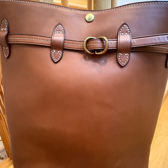 Polo by Ralph Lauren Brown Leather Shoulder Bag - Picture 2 of 9